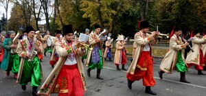 Как это было: в Полтаве провели марш-парад оркестров