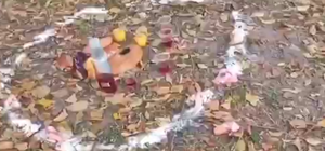 Кости, круг из соли и 