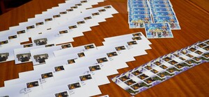 В Одессе снова погасили новую марку и конверт 