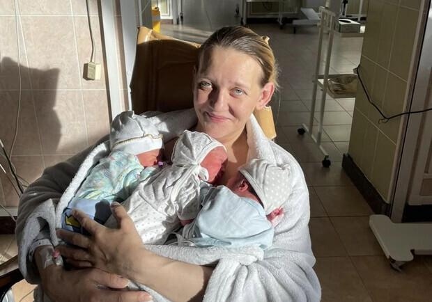 Киевлянка, которая родила тройню на Новый год, рассказала, как чувствуют себя дети