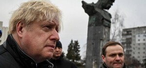 Борис Джонсон снова приехал в Киев и посетил Бучу и Бородянку