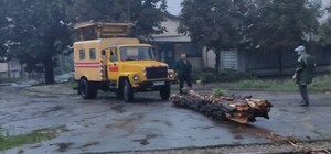 В Запорожье был сильный дождь с грозой: последствия непогоды