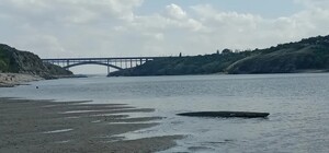 Житель Запорожья нашел возле Хортицы часть 300-летней лодки