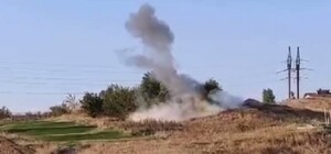 Силы ПВО сбили дрон над гольф-клубом в Харькове (видео)