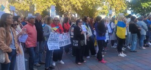 В Одессе прошел очередной пикет против затратных тендеров в военное время