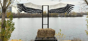 На берегу Днепра появилась новая необычная достопримечательность