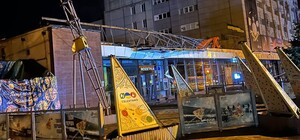 Упавшие деревья, снесенные электроопоры и сорванные крыши: в Запорожье устраняют последствия непогоды