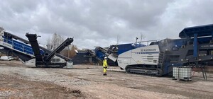 Бородянка восстанавливается: запущена переработка строительного мусора по японской технологии