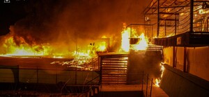Ночью в Одессе сгорел летний 