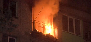 В девятиэтажке в Киевском районе горела квартира, погиб мужчина