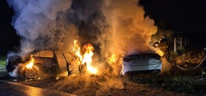 В Одесском районе после ДТП горели автомобили: погиб человек, есть пострадавшие