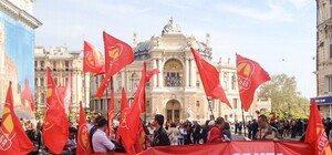 Нетрадиционная демонстрация: по Одессе прошли сторонники федерализации