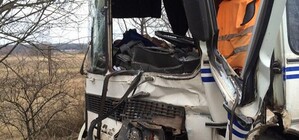 На Львівщині зіткнулися автобуси: двадцять постраждалих (фото)